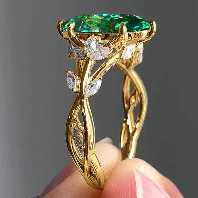 Delicate Artisan Gold Ring
