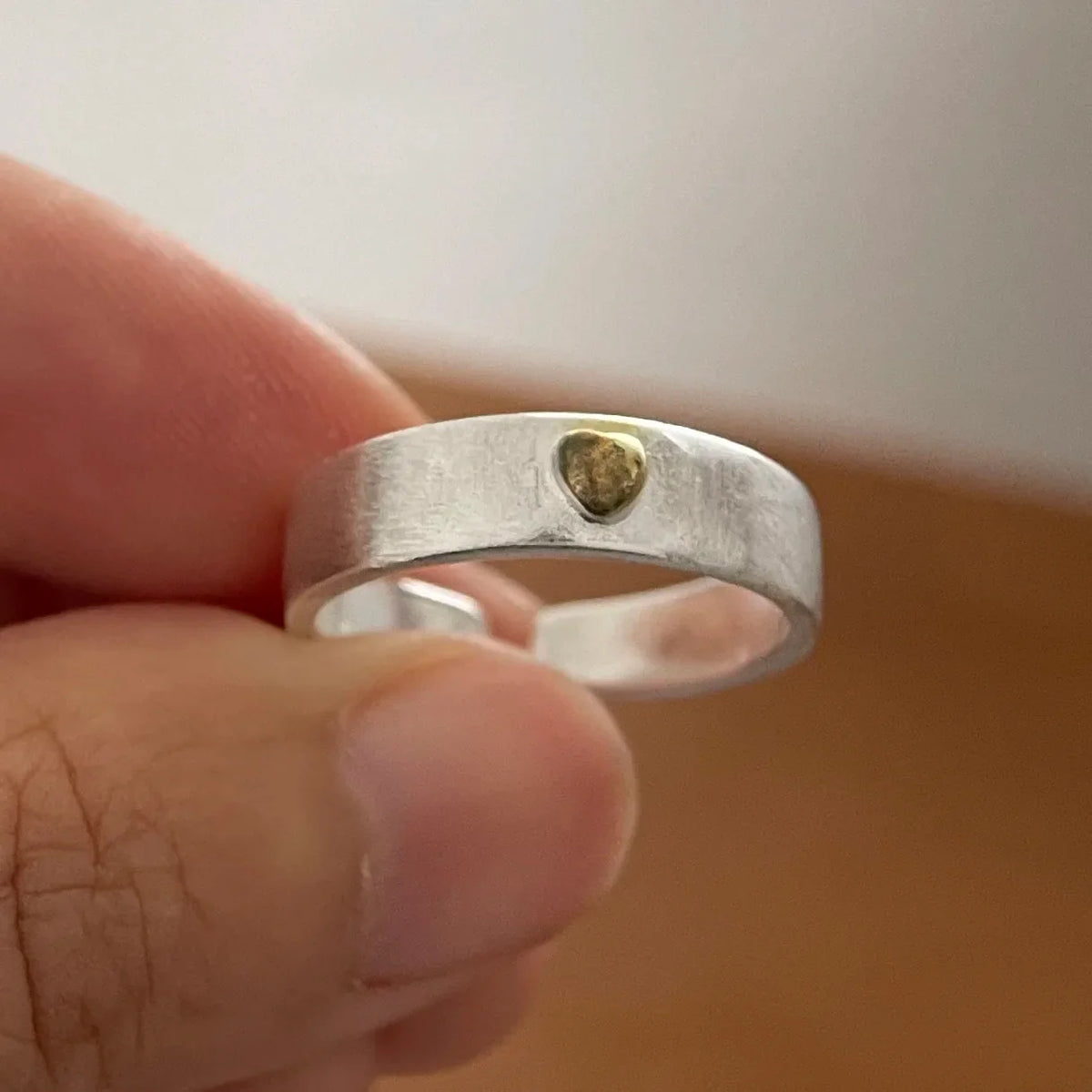 Delicate Artisan Silver Ring