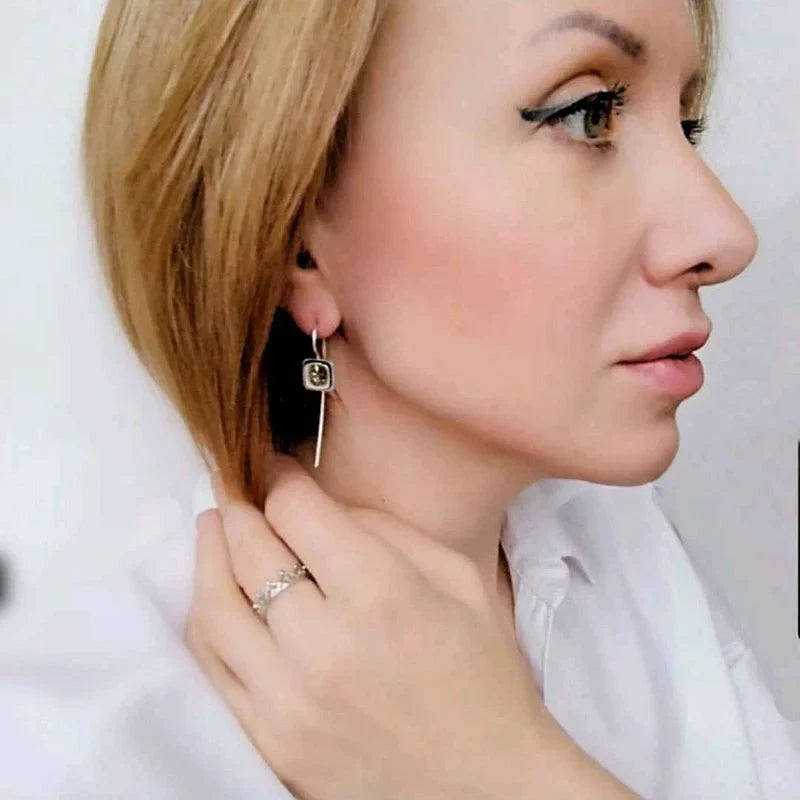Classic Silver Earring with Timeless Appeal