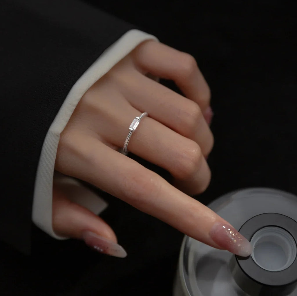 Delicate Artisan Silver Ring
