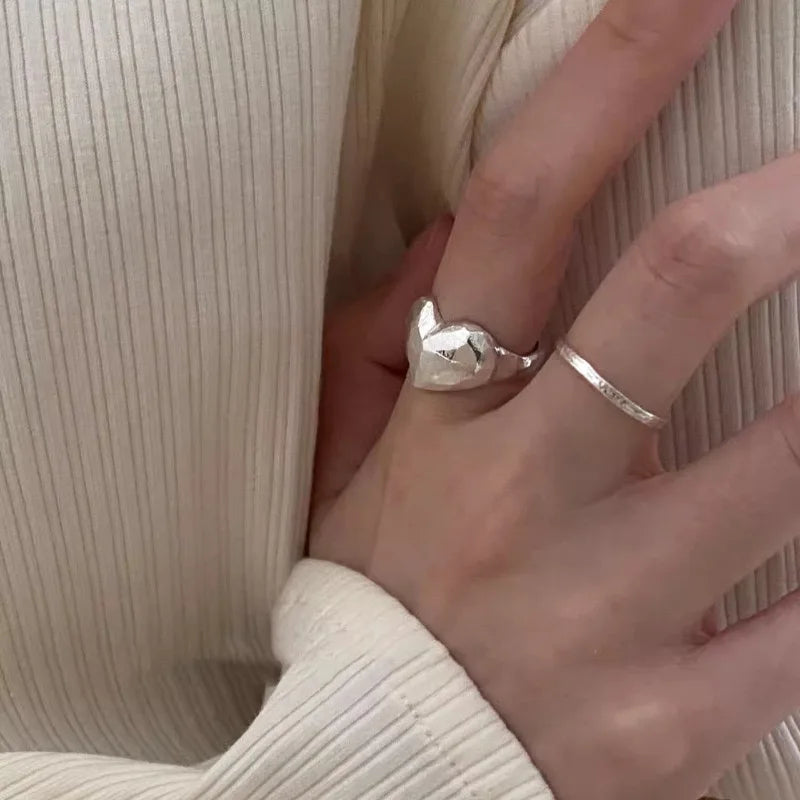 Romantic Silver Ring for Special Moments