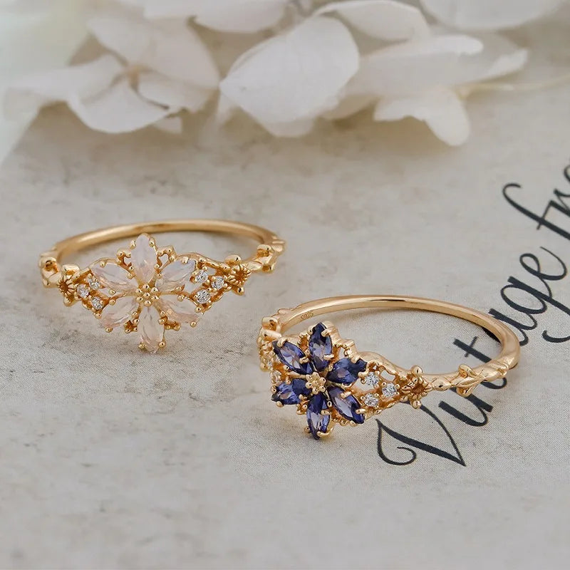 Delicate Artisan Gold Ring