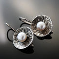 Delicate Artisan Silver Earring