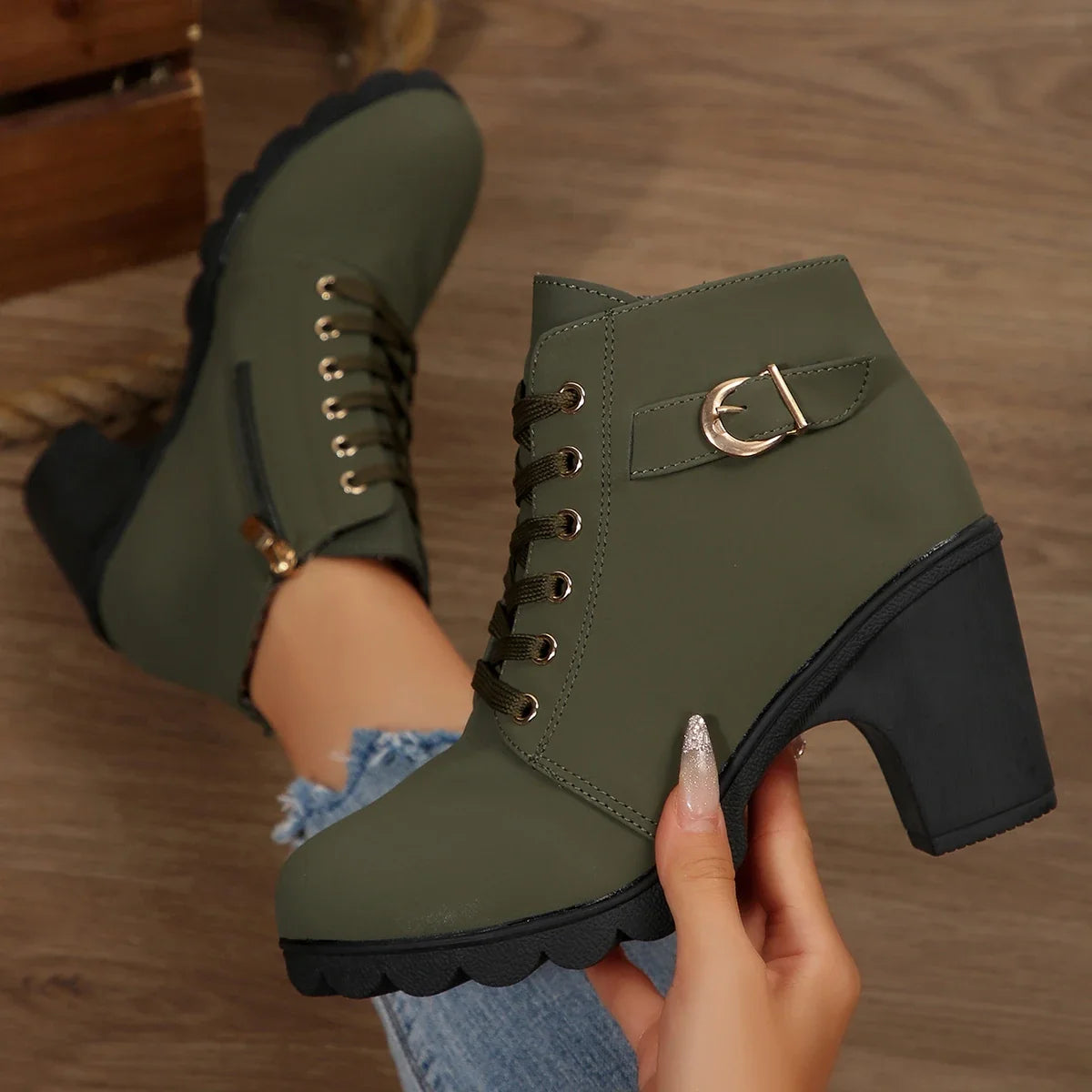 Sleek and Supportive Orthopedic Boots