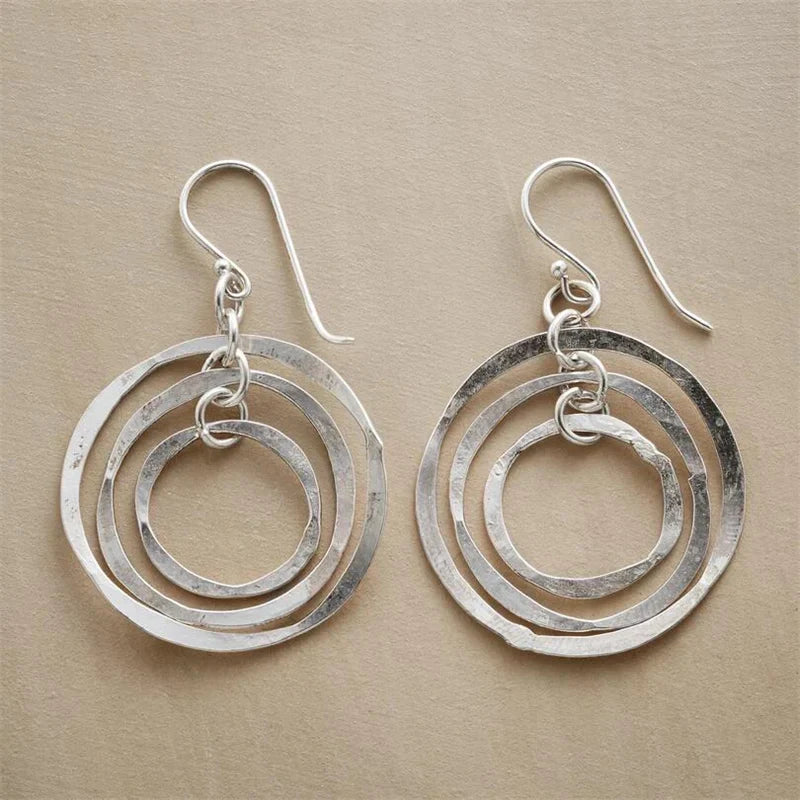 Delicate Artisan Silver Earring