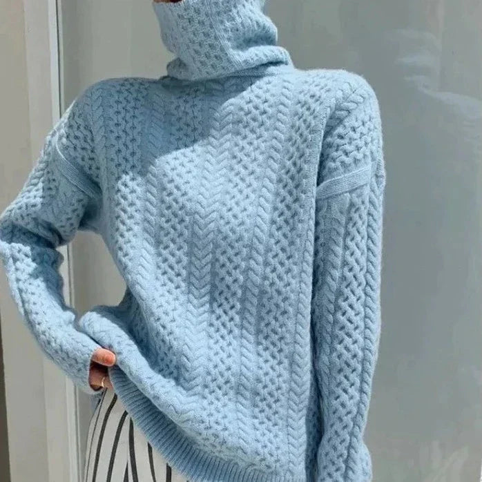 JO | Cashmere turtleneck sweater