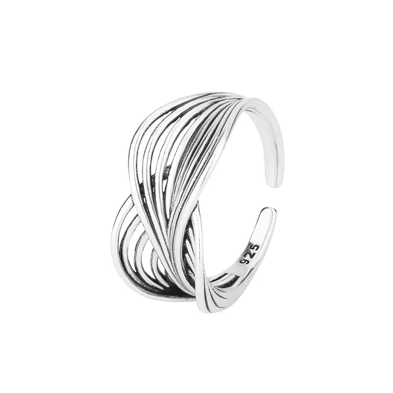 Delicate Artisan Silver Ring