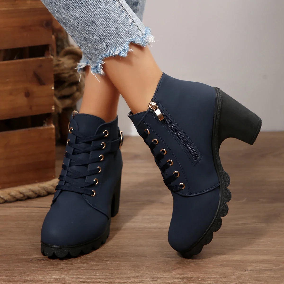 Sleek and Supportive Orthopedic Boots