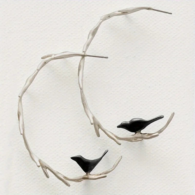 Vintage Handmade Silver Earring