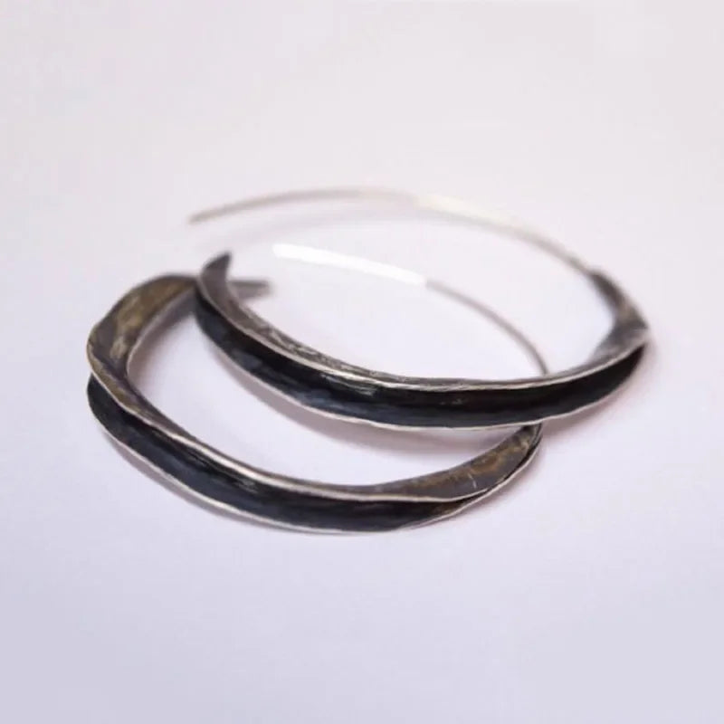 Vintage Handmade Silver Earring