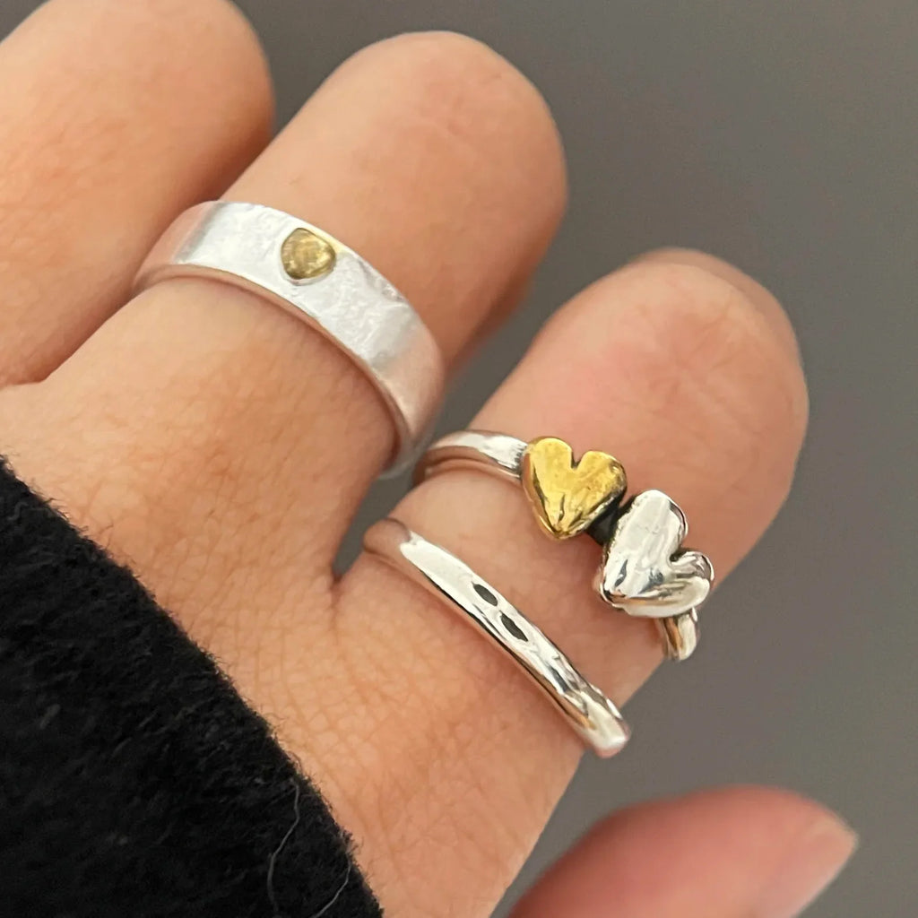 Delicate Artisan Silver Ring