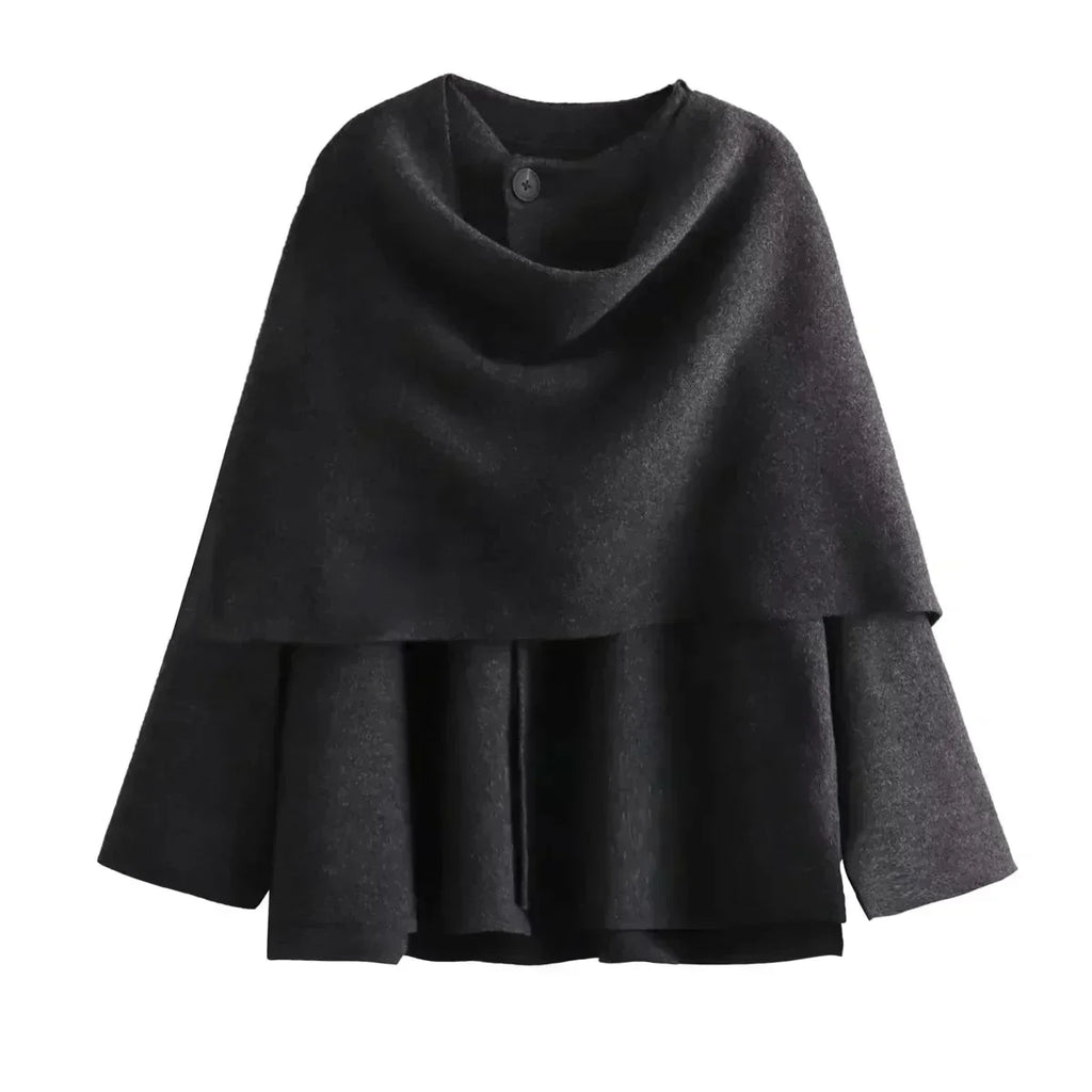 JO | Oversized jacket with scarf