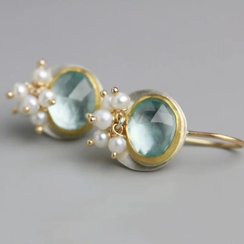 Vintage Handmade Gold Earring