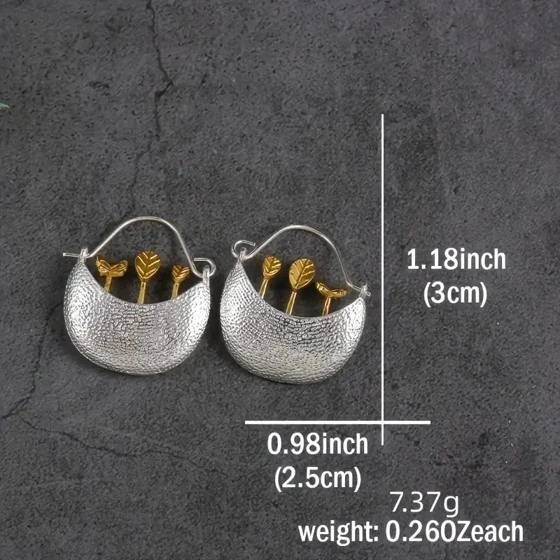 Classic Silver Earring with Timeless Appeal