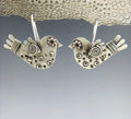Vintage Handmade Silver Earring