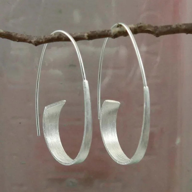 Vintage Handmade Silver Earring