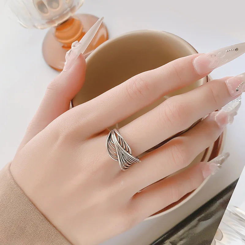 Delicate Artisan Silver Ring