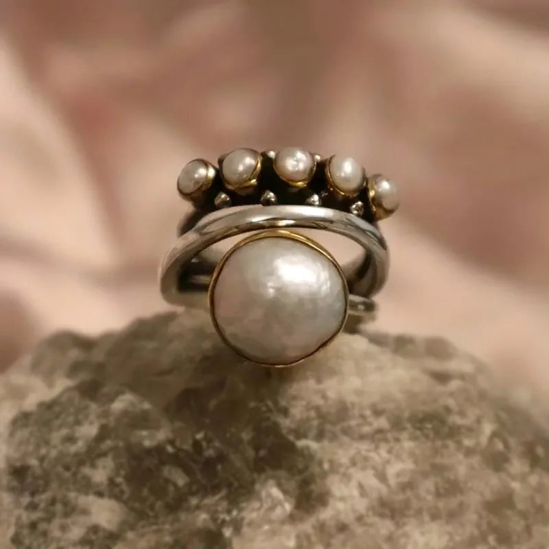 Stunning Pearl Ring for Daily Wear