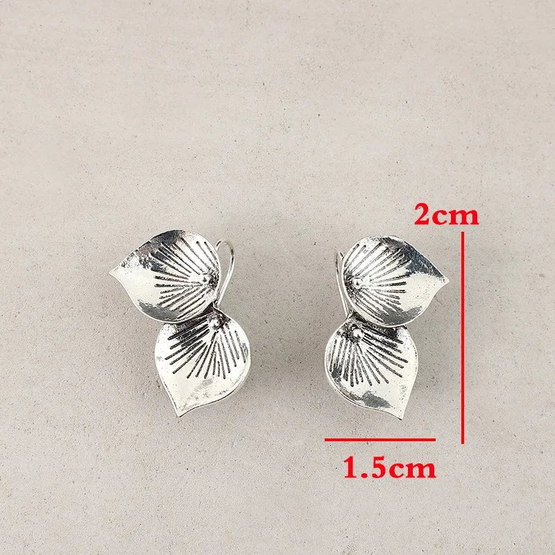 Delicate Artisan Silver Earring