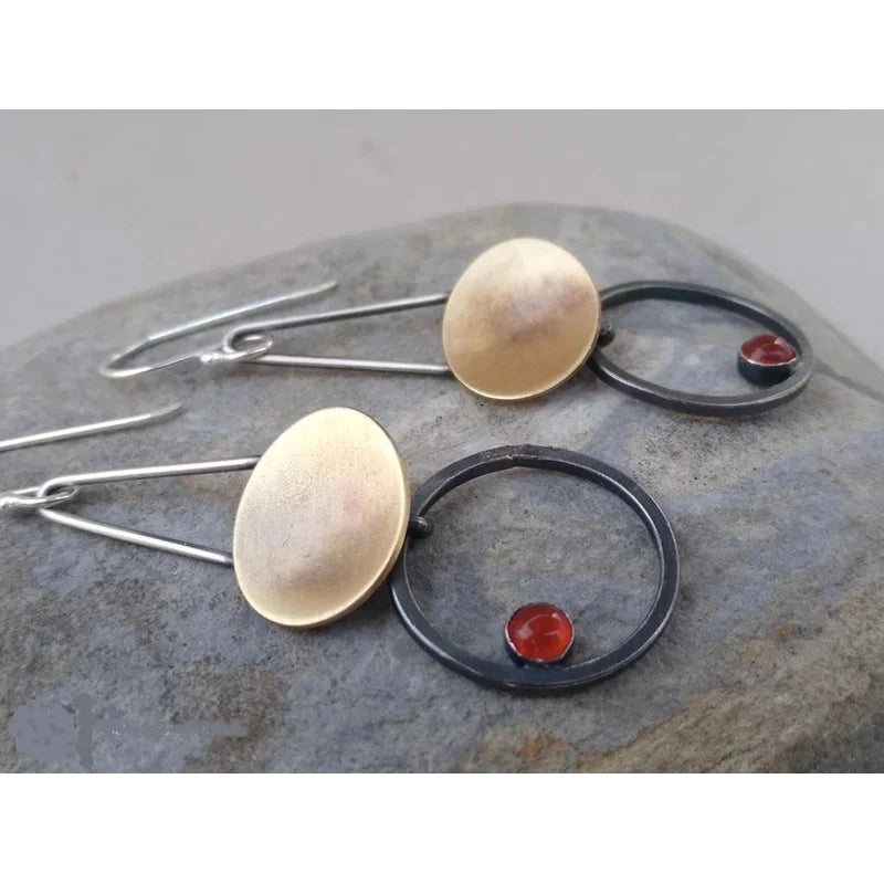 Vintage Handmade Silver Earring
