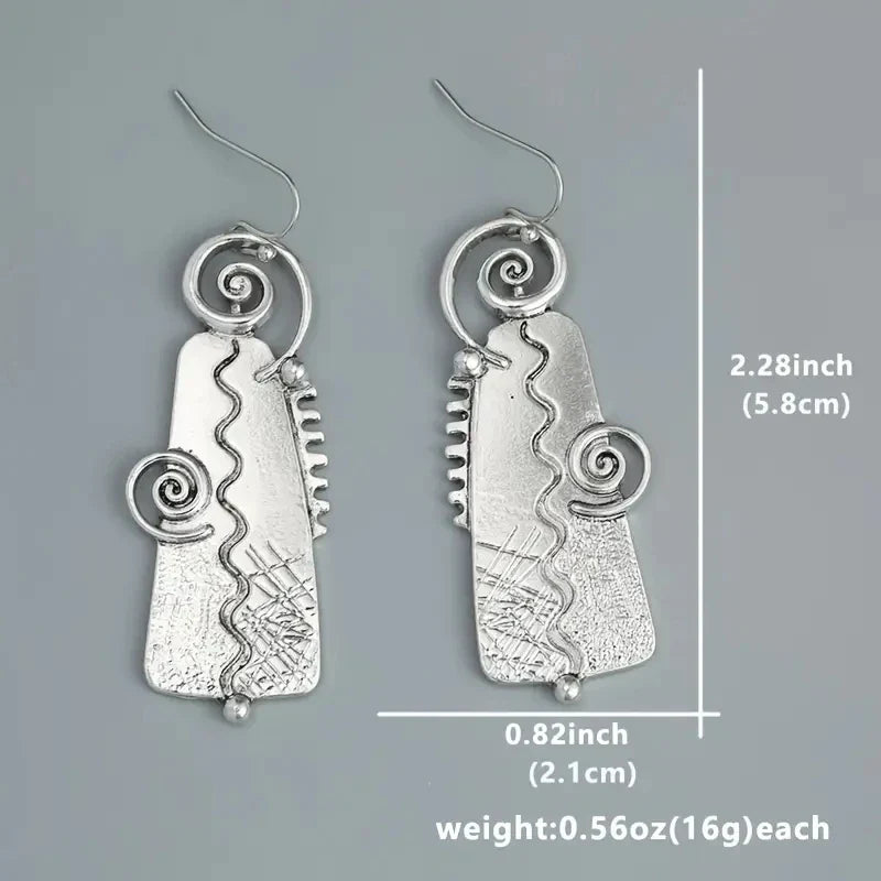 Beautiful Silver Earring with Unique Style
