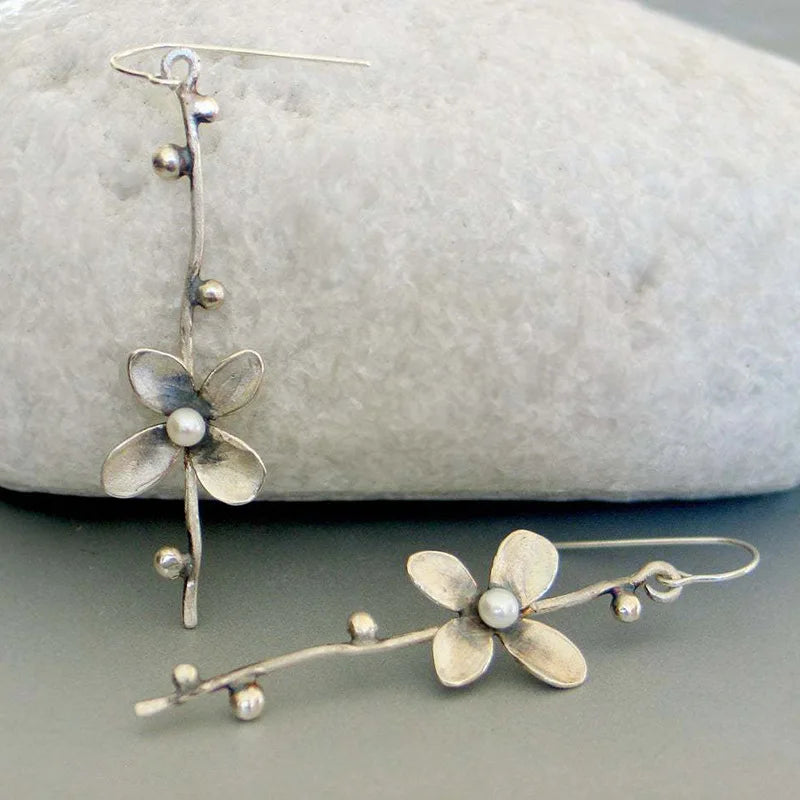 Classic Silver Earring with Timeless Appeal