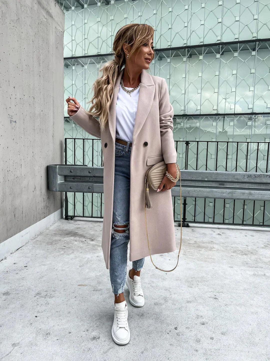 JO | elegant warm ladies coat