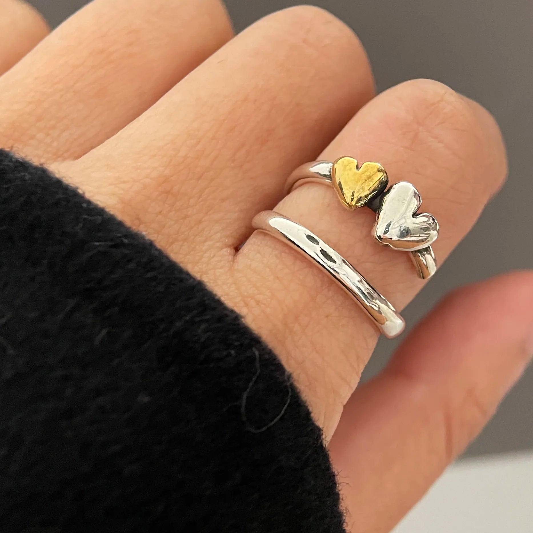 Delicate Artisan Silver Ring