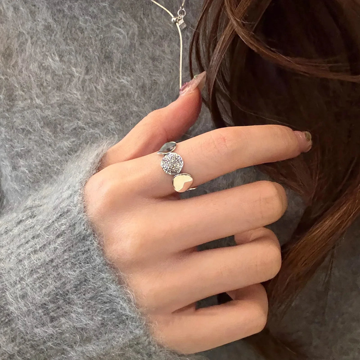 Romantic Silver Ring for Special Moments