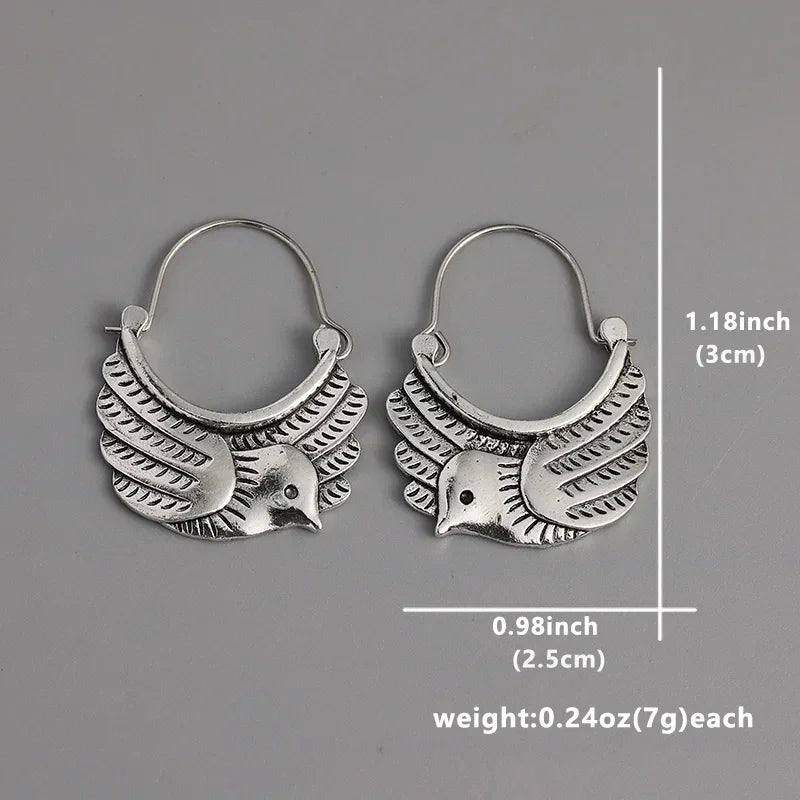 Delicate Artisan Silver Earring