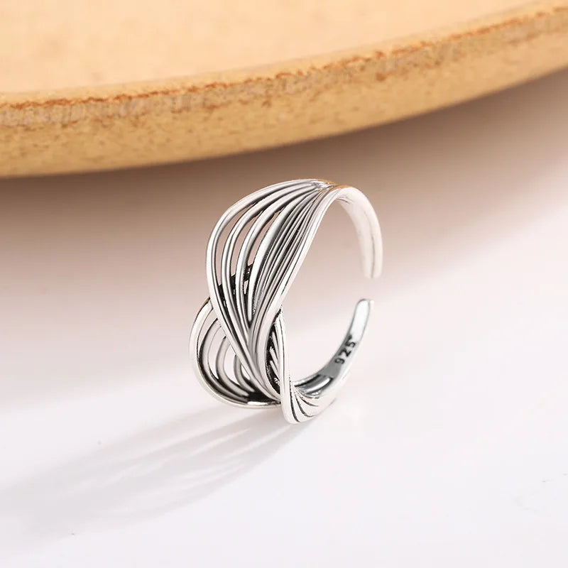 Delicate Artisan Silver Ring