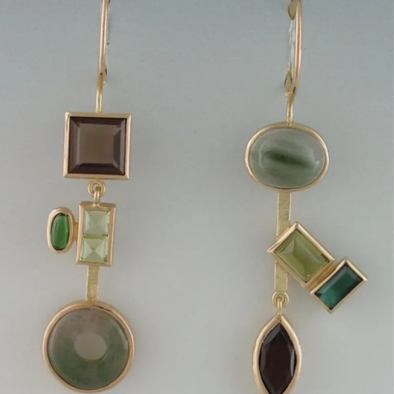 Vintage Handmade Gold Earring