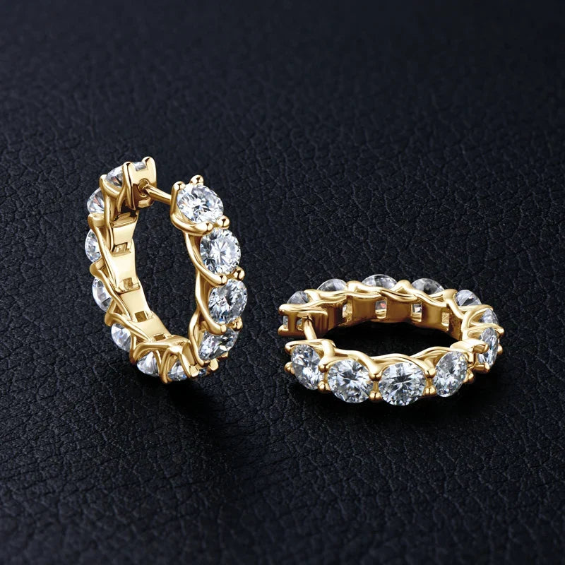 Delicate Artisan Gold Earring