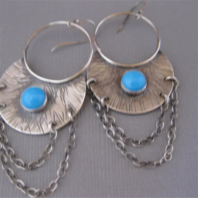 Vintage Handmade Silver Earring
