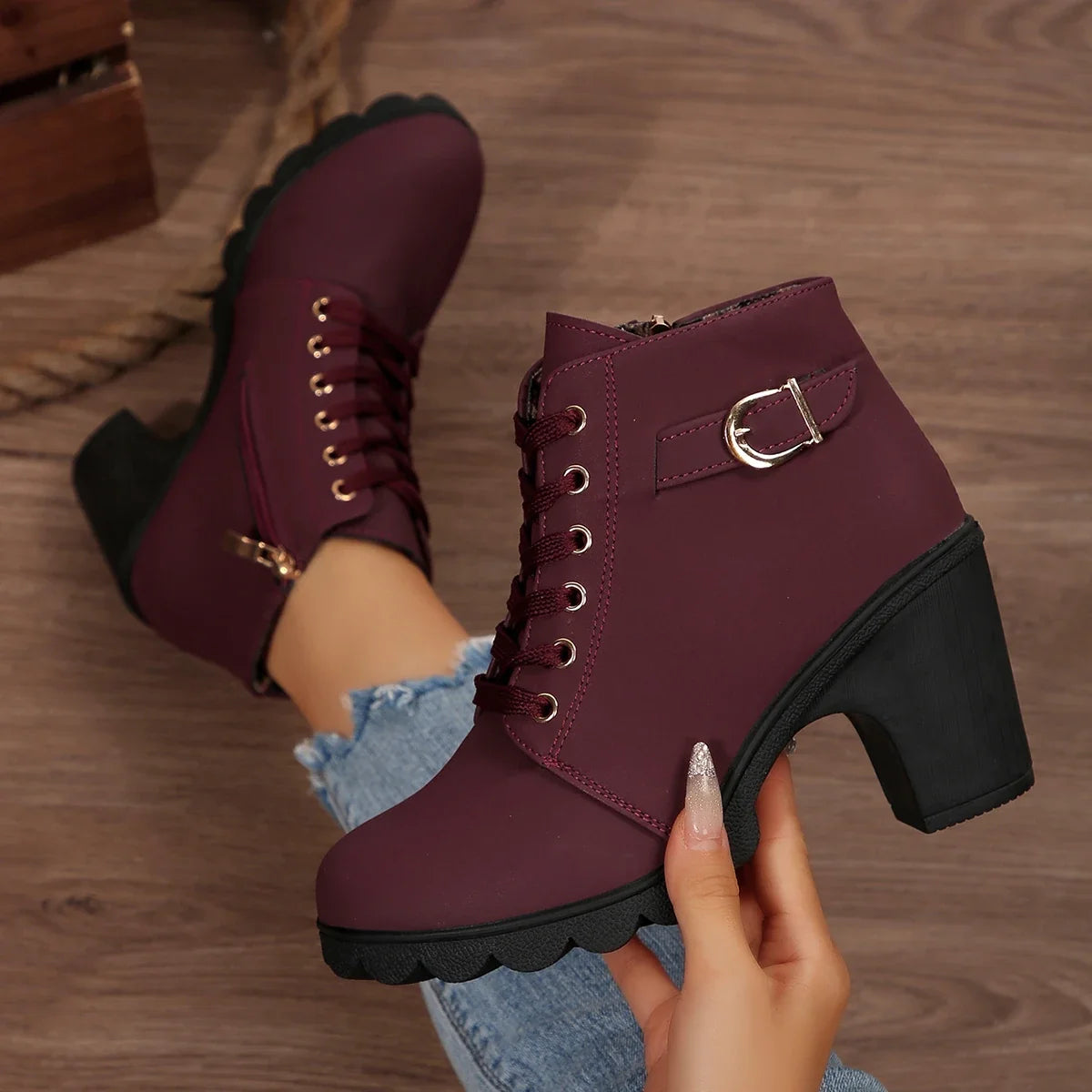 Sleek and Supportive Orthopedic Boots