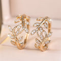 Vintage Handmade Gold Earring