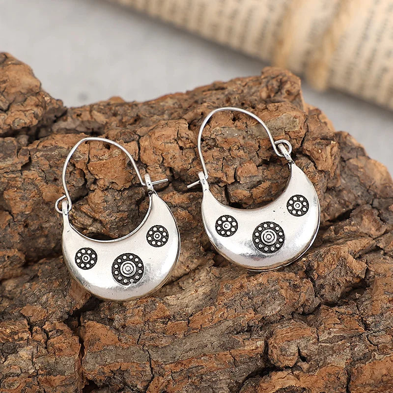 Vintage Handmade Silver Earring