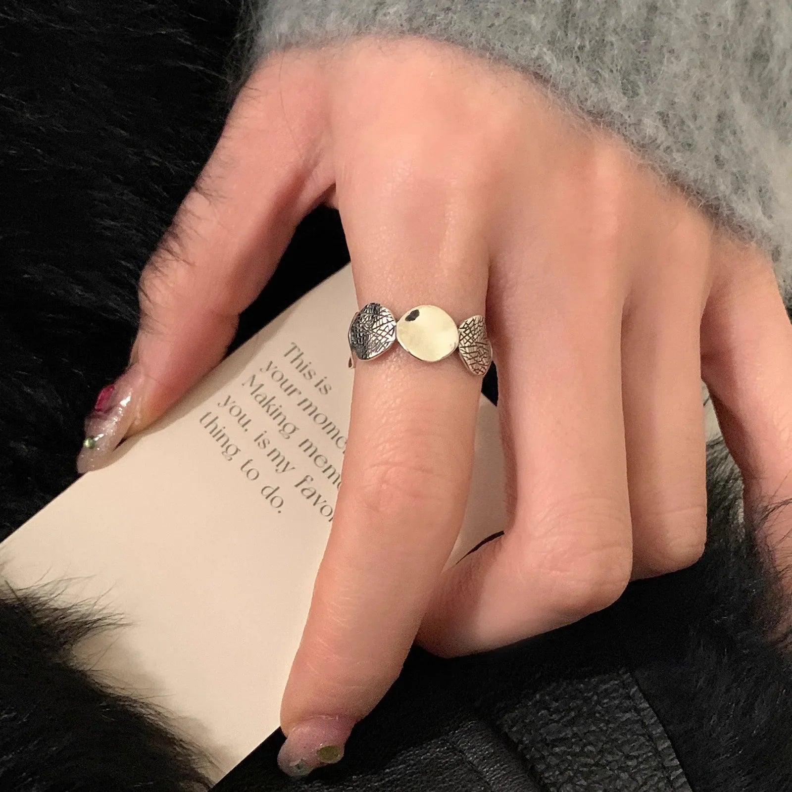 Romantic Silver Ring for Special Moments