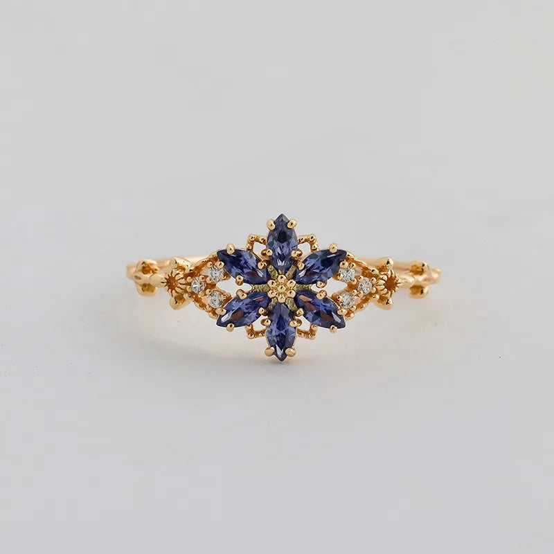 Delicate Artisan Gold Ring