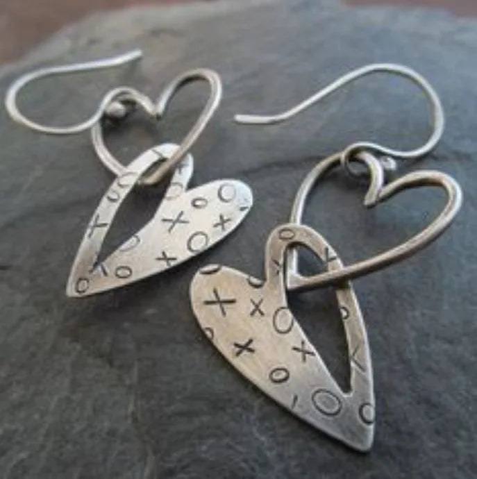 Vintage Handmade Silver Earring
