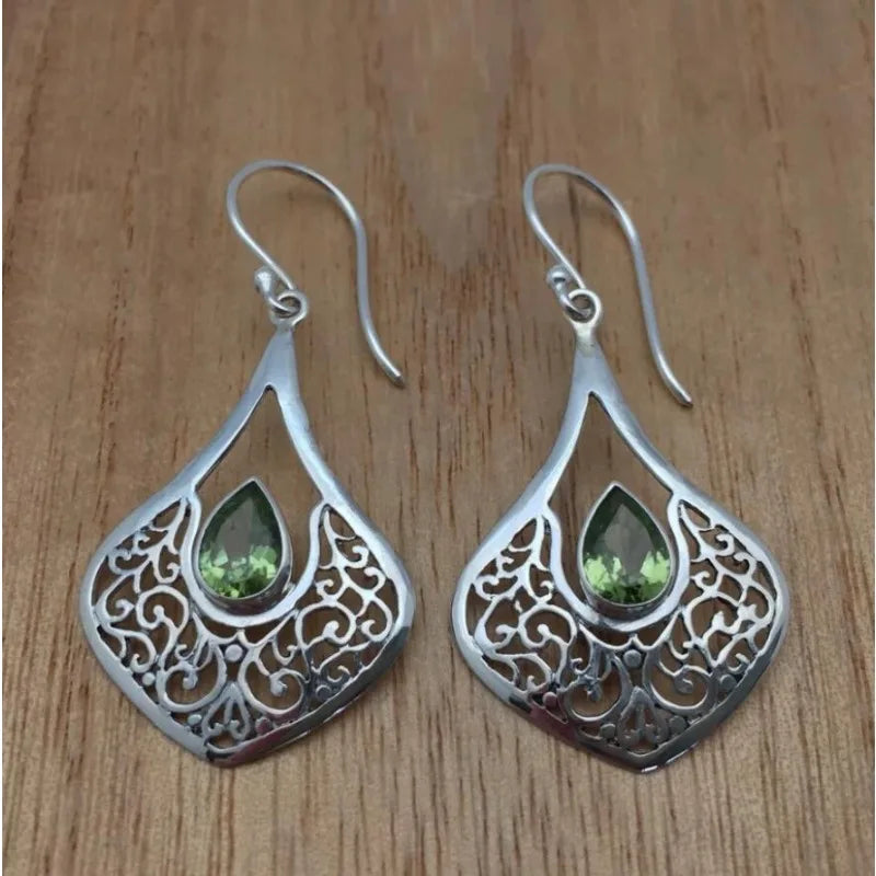Vintage Handmade Silver Earring