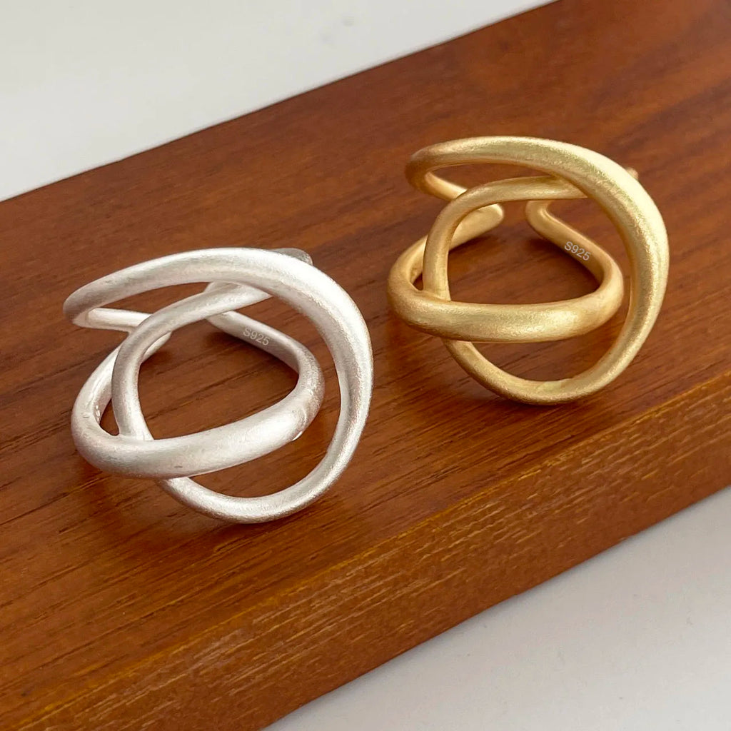Delicate Artisan Gold Ring