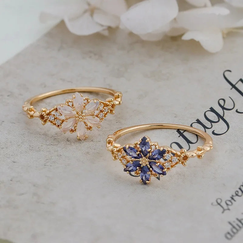 Delicate Artisan Gold Ring