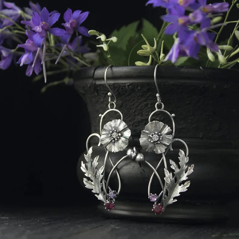 Romantic Silver Earring for Special Moments