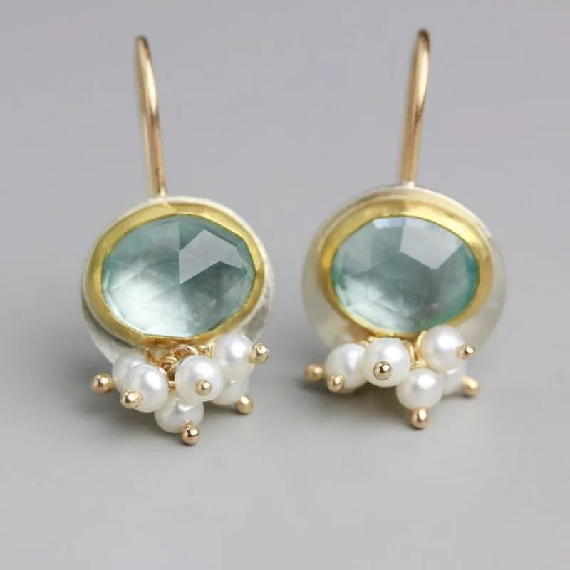 Vintage Handmade Gold Earring