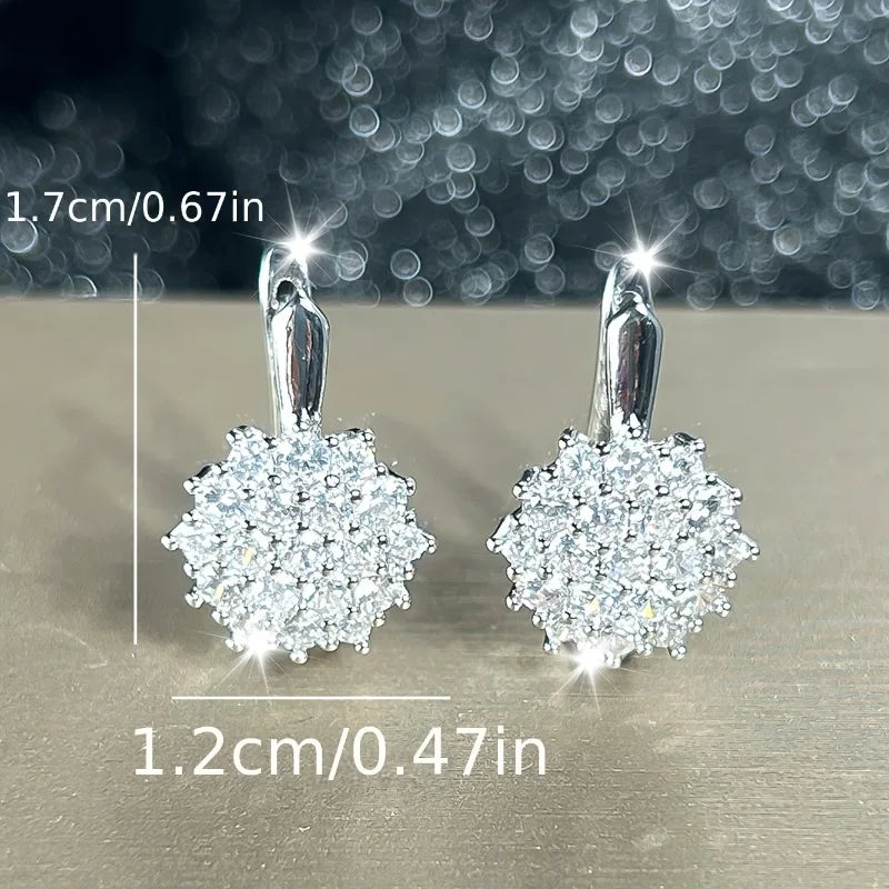 Romantic Silver Earring for Special Moments