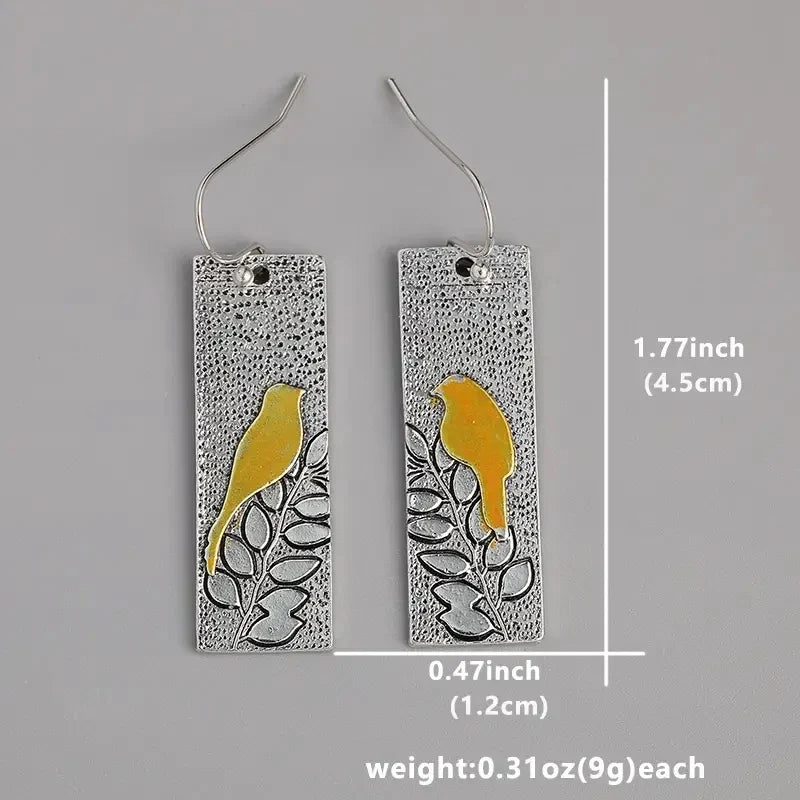 Vintage Handmade Silver Earring