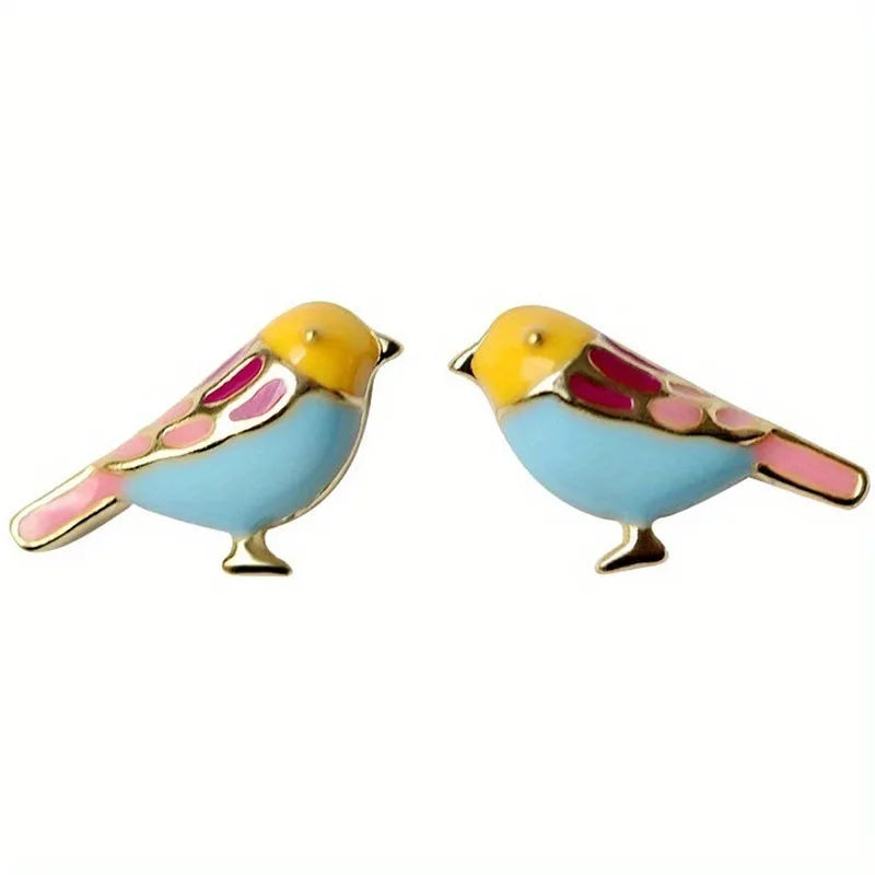 Vintage Handmade Gold Earring