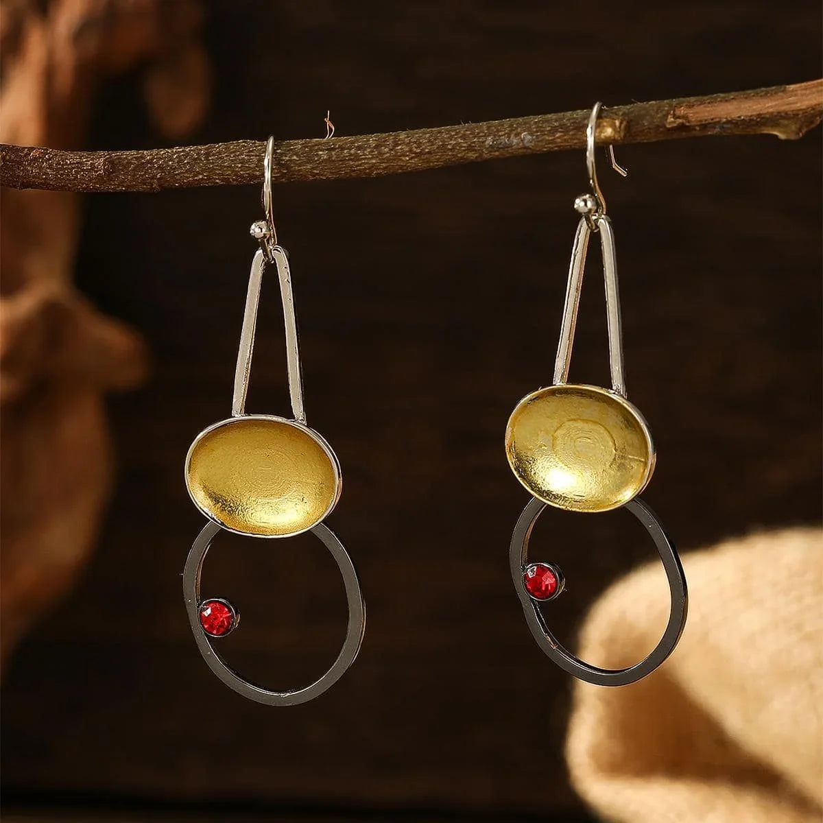 Vintage Handmade Silver Earring