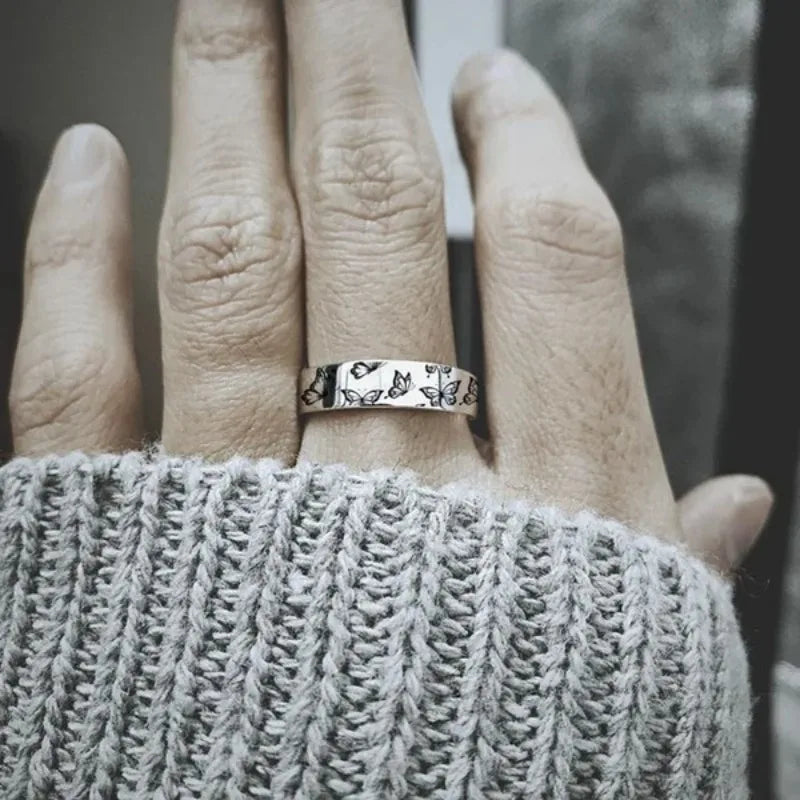 Delicate Artisan Silver Ring